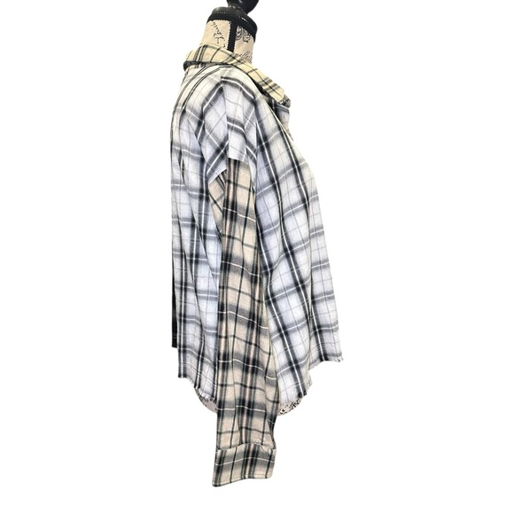 Fate Multi Block Cropped Flannel - Picture 8 of 12